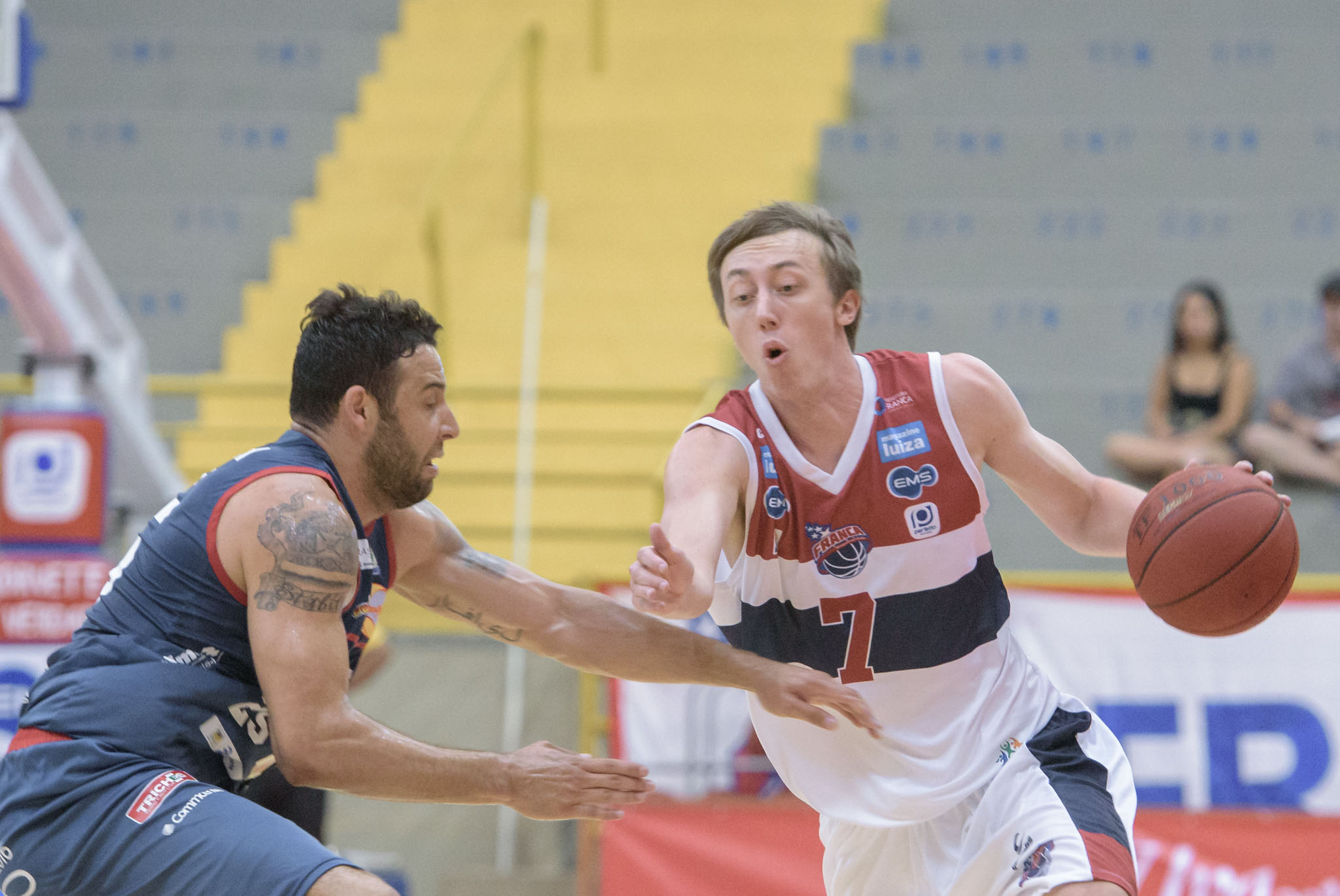 O ala Bruno foi o melhor jogador em quadra (Foto: Newton Nogueira/Franca Basquete)